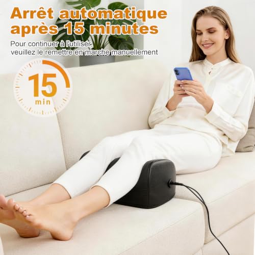 Botte de pressothérapie LINGTENG Appareil De Massage Chauffant Pour Les Pieds Et Les Mollets CALT-2, vue 3 sur 7