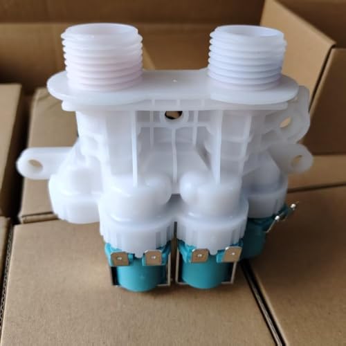 Válvula de entrada de agua W11165546 de 4 puertos para lavadora 120V 6