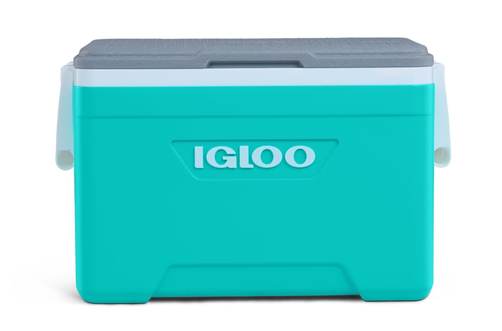 IGLOO Nevera Latitude 25, 24 litros, Aqua, Nevera Portátil Camping Carro Playa Nevera Playa Vintage Nevera Pisicina Nevera Camping Nevera Portátil Pequeña