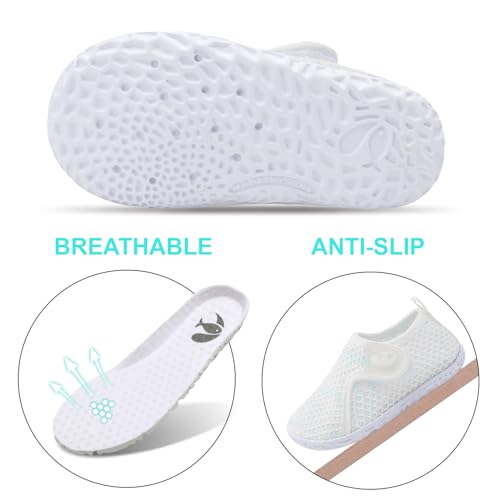 Image of FEETCITY Boys Girls Water Shoes Kids Aqua Socks Quick Dry Barefoot for Beach Swimming Pool