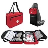 First Aid Bag Empty and Portable Medical Organizer