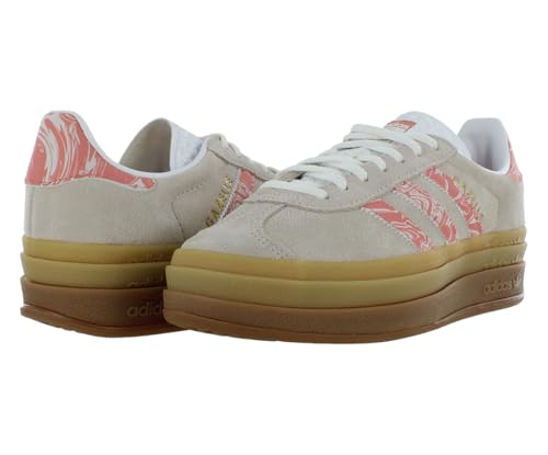 Adidas Gazelle Bold Womens Shoes Size 7, Color: Grey/Orange/Brown-Beige3