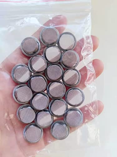 20 Pack Stainless Steel Pipe Screens 1/2 inch Metal Bowl Screen for Pipes - Image 3