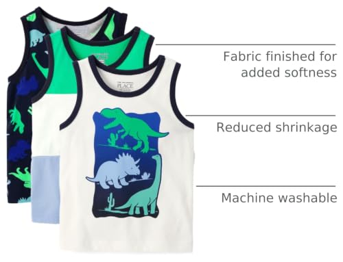 Image of The Children's Place Boys and Toddler Assorted Sleeveless Tank Tops