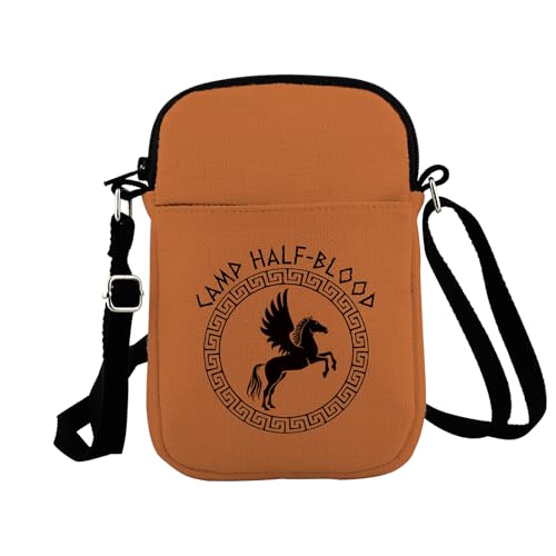 WCGXKO Percy Movie Gift Camp Half-blood Greek Mythology Gift Camp Half-Blood Long Island Crossbody Bag Bookish Gift