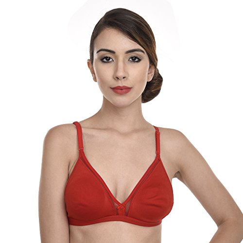 Image of Wirefree Non-Padded Teenager Backless Bra Panty Set for Women /Girls.