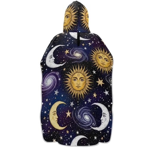 Poncho avec capuche vintage pour se changer sur la plage sans gêne - 3