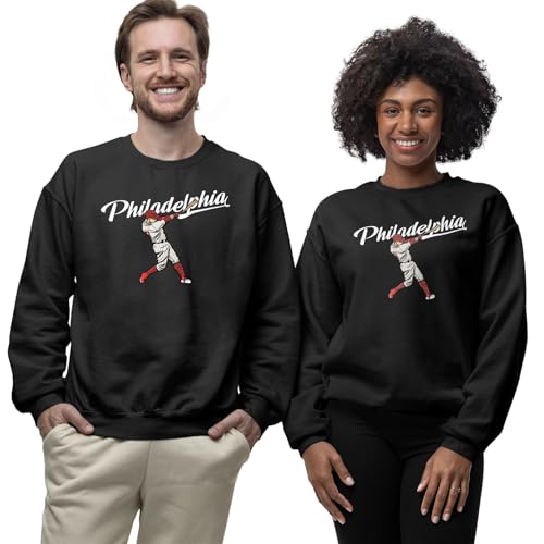 Philadelphia Baseball sweater, Crewneck Sports Graphic jumper, Unisex Baseball Team Sweatshirt4