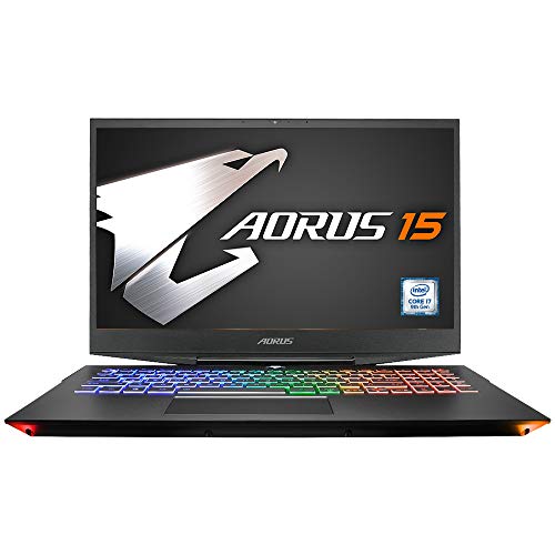 Image of AORUS 15-XA-F74CDW 15 inch Thin Bezel Sharp 240Hz FHD Igzo LCD, i7-9750H, NVIDIA GeForce RTX 2070, Samsung 16GB RAM, Intel M.2 PCIe NVMe 512GB SSD, 2TB HDD, Win10, Ultra Slim Metal Chassis Gaming Laptop