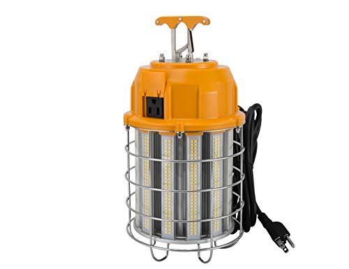 Agenda Lighting WorkLite – 150 Watts (600W Equivalent), 120V, 18000lm, 5000K – UL-Listed LED Temporary High Bay Construction Work Light for Construction Sites, Garages, Warehouses, Workshops, Etc.