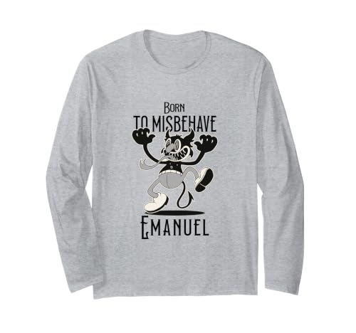 EMANUEL - Cool Boy Name with cute Devil - Born to Misbehave ����T�V���c