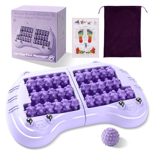 Fvbber Foot Massager for Plantar Fasciitis Relief, Foot Roller with