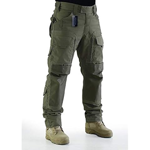 ZAPT Tactical Molle Ripstop Combat Trousers Army Multicam/A-TACS LE Camo Pants for Men (Ranger Green, L) Cover