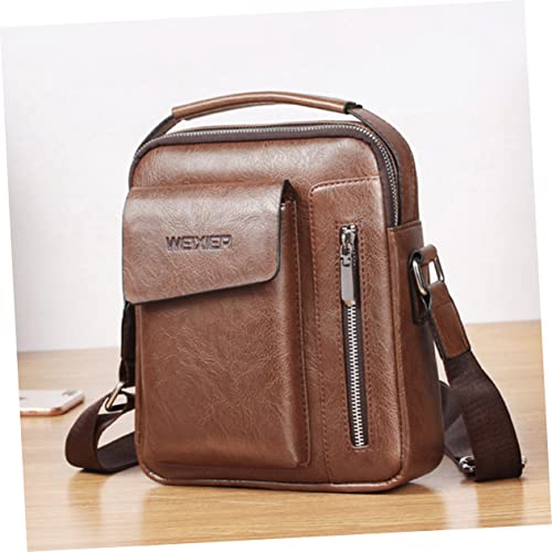 VALICLUD Bolsas De Couro Crossbody Para Homens Bolsa De Couro Bolsa Mensageiro De Couro Para Homens