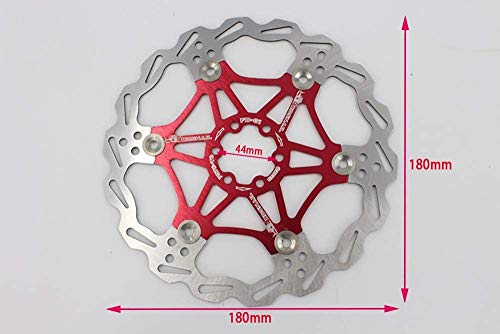 Newgoal 160mm 180mm Bicycle Disc Brake Rotor Bike Disc Brake Sets with 6 Bolts Fit for Road Bike,Mountain Bike,MTB,BMX（Aluminum Alloy and Stainless Steel） - Thumbnail 2