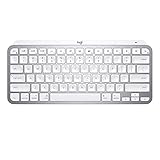 Logicool MX KEYS mini for mac KX700MPG ミニマリスト ワイヤレス イルミネイテッド キーボード US配列 ペイルグレー 充電式 小型 薄型 bluetooth Logi Bolt Unifying非対応 USB-C-C mac iPad ios 無線 ワイヤレスキーボード KX700 国内正規品