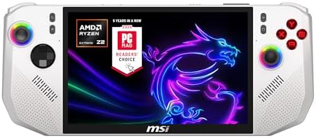 msi Claw A8 PC Gaming Handheld: AMD Ryzen Z2 Extreme, 8" FHD+ 120...