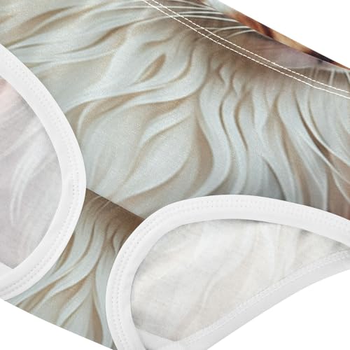 Cotton Toddler Underwear Custom Cute Cat Flowers Panties Little Girl Fancy Kids Briefs Undies 2t4