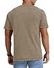 NITAGUT Men’s Distressed T-Shirts Cotton Crew Neck Vintage Tees Summer Casual Shorts Sleeves Tops,Khaki01,XXL #3