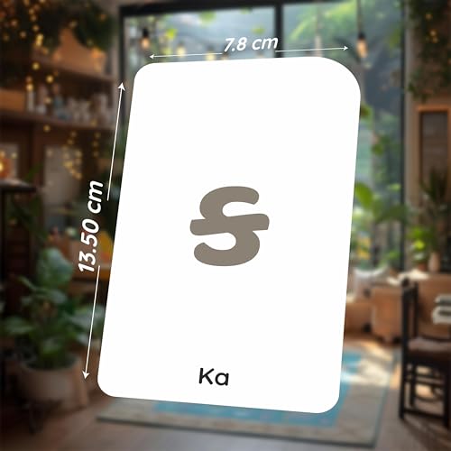 Image of SPARTAN KIDS Gujarati Varnamala Flash Cards | 56 Double-Sided Flash Cards for 6 Month Old Baby Early Learning Cards for 2+ Years Old Babies | My First Learning Library for Kids