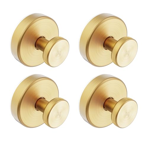 Image of Bntuk Suction Cup Hooks for Shower - 4 Pack, Gold1