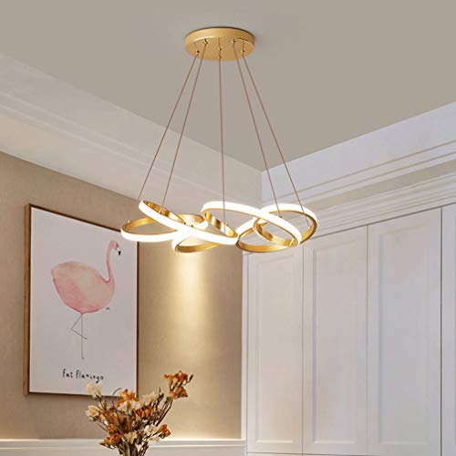 Plafonnier LED variable avec télécommande lustre design acrylique