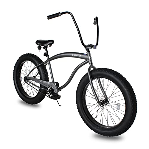 Bicicleta playera Luxe de 26 pulgadas para hombre, marco de acero miniatura 2