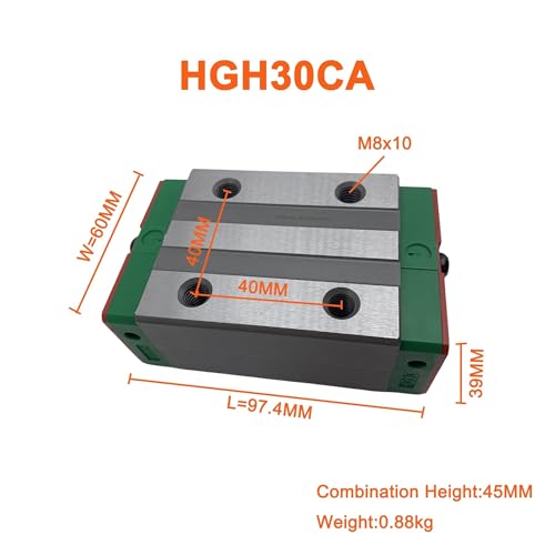 Riel HGH30CAZ0C para optimizar el movimiento de actuadores de husillo 4