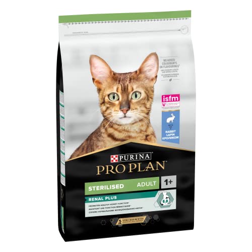PURINA PRO PLAN | Renal Plus | Chat | Croquettes complètes pour Chat Adulte Stérilisé | Aide au Maintien d'une Fonction rénale Saine et du système...