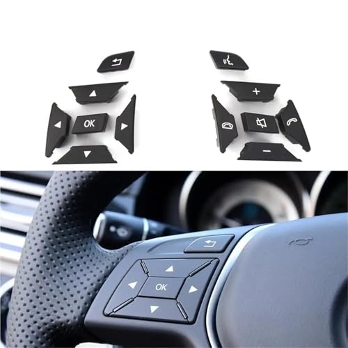 Boutons commande volant Benz W204 W246 pour rénover l'habitacle auto - 2