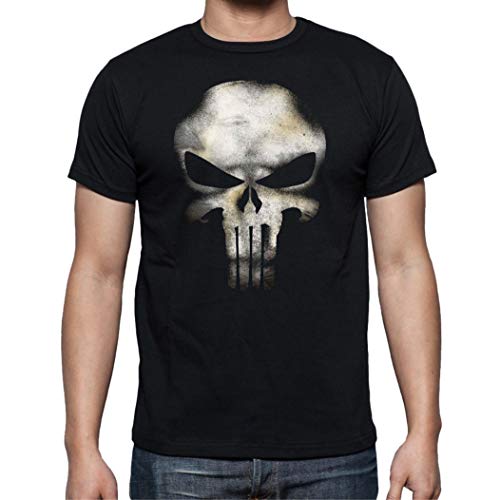 the Fan Tee Camiseta de Hombre Punisher Castigador Comic 002 L