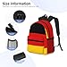 WURTON German Flag Print Backpack Versatile Travel, Sports,Beach Companion Cute Backpack Casual Daypack