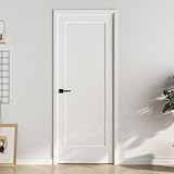 BARNSMITH 30x80 1-Panel Prefinished Laminate White Hollow Core Door Slab, Shaker Style, for Pocket, Swing, Sliding Door, Durable and Lightweight