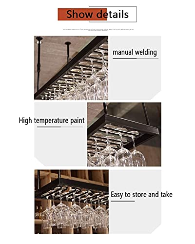 Soporte para copa de vino de techo para decorar bares y restaurantes 5