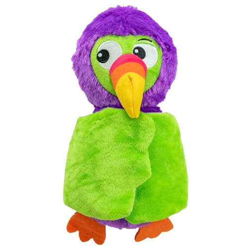 Outward Hound by Nina Ottosson Hide-Ablez Plush Dog Puzzle with Treat Ball, Toucan, Multicolored