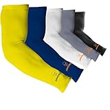 ARMORAY Arm Sleeves - Tattoo Cover Up, Arm Compression, UV Protection, Unisex-Adults, One Size Fits Most, Grey