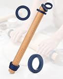 【Dimensioni Ideali per Ogni Esigenza in Cucina】 Questo Modello tra i mattarelli Professionali ha Un Diametro di 3.8 cm e Una Lunghezza di 40 cm. Questi pasticceria accessori Forniscono Spazio per Applicare Forza e Possono Essere Riposti nei Cassetti. Ideale per Basi per Pizza, Biscotti, Sfoglie per Pasta, Pasta Frolla e Lasagne, le Sue Dimensioni Sono Perfette per Ogni Compito.