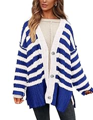 Striped Royal Blue White