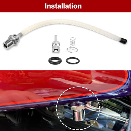 Fuel Tank EFI Check Valve Assembly w/O-Rings Changing Rebuild Kit For Harley-Davidson Softail Heritage Springer Fat Boy FLST FLSTFI 2001-2007 62189-01A by Jetuplusllc - Image 3