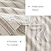 Madison Park Cooling Duvet Cover Set for Hot Sleepers - Linen Cotton Rayon Blend, King Size 3 Piece Set with Shams - Lightweight & Breathable Bedding, Tan Striped Design