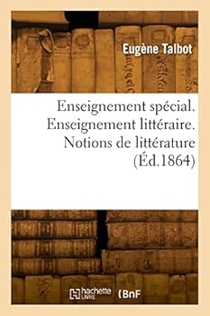 Paperback Enseignement spécial. Enseignement littéraire. Notions de littérature [French] Book