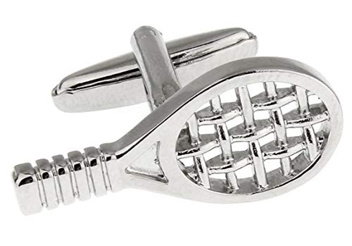 Mancuernillas KnBoB Tenis Plata Hombre con Caja miniatura 3