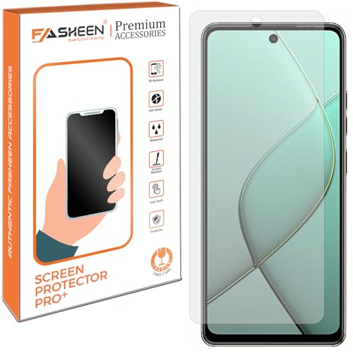 Image of FASHEEN Screen Protector Compatible With Tecno Spark 20 Pro 5G KJ8 Ultra Durable SmartPhone Screenguard, 9H Hardness Ultra Tough Mobile Screen Guard Not a Tempered Glass