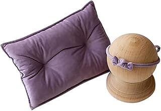 Baby Photography Prop Pillows Set, Newborn Photography Props Posing Pillow and Headband, Infant Baby Boys Girls Photo Shoot Bedding Accessories