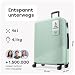 Travelite 4-Rad Hartschalenkoffer groß 96 Liter, Gepäck Serie Bali: ABS Hartschalen Trolley mit TSA Kombinationsschloss, 77 cm