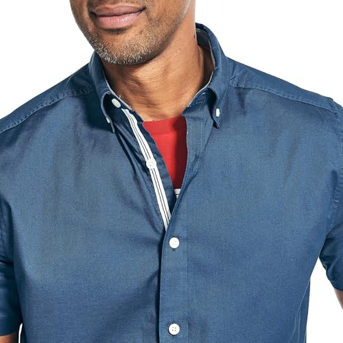 Nautica Men's Oxford Short-Sleeve Shirt3