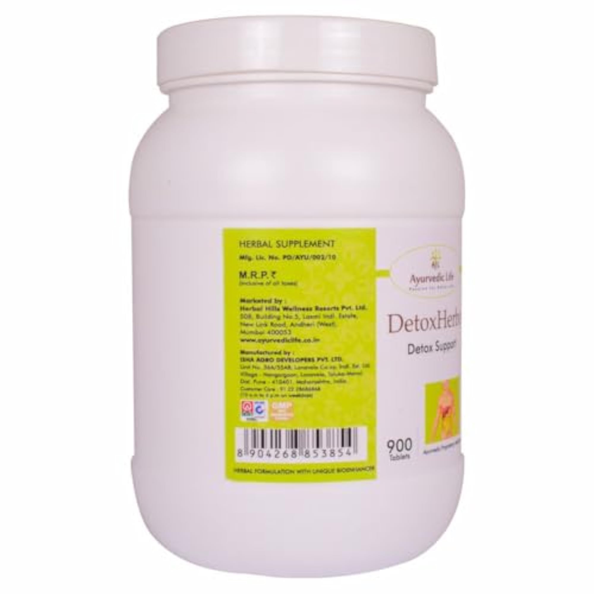 Ayurvedic Life DETOXHERBO 900 Tablets