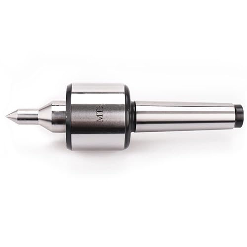 Vista 13 de Centro vivo de servicio medio - MT1 Morse Taper Fit para torneado de madera y metal