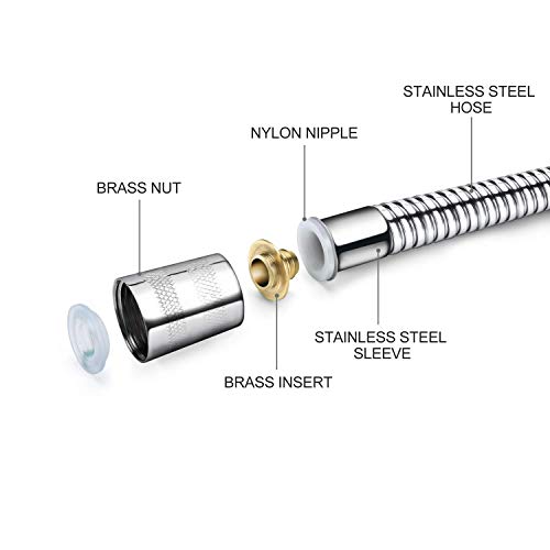 Metal Shower Aluminum Cleaner Douche System Cleaner Shower Douche Enema Kit - Shower Douche Cleansing System And 59Inch Hose #TOP6