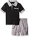 Calvin Klein Baby Boys' Interlock Top with Woven Shorts